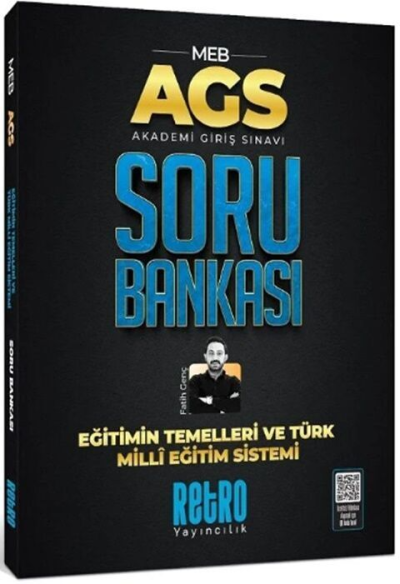 MEB AGS Eğitimin Temelleri ve Türk Milli Eğitim Sistemi Soru Bankası Retro Kitap Panda Fotokopi & Baskı Merkezi