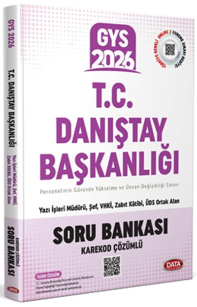 2026 T.C. Danıştay Başkanlığı GYS Soru Bankası Data Yayınları Panda Fotokopi & Baskı Merkezi