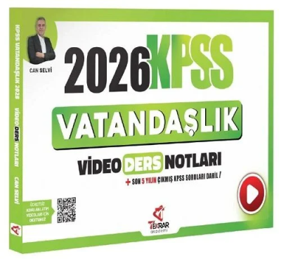 2026 KPSS Vatandaşlık Video Ders Notu Tekrar Akademi Yayınları Panda Fotokopi & Baskı Merkezi