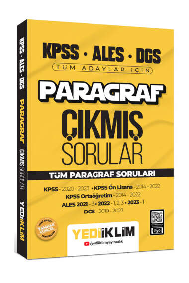 2024 KPSS ALES DGS Paragraf Konularına Göre Tamamı Çözümlü Çıkmış Sorular Panda Fotokopi & Baskı Merkezi