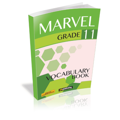 Vocabulary Book - Marvel Grade 11 Panda Fotokopi & Baskı Merkezi