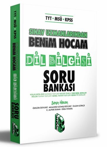 TYT MSÜ KPSS Sınav Uzmanlarından Dil Bilgisi Soru Bankası Benim Hocam Yayınları Panda Fotokopi & Baskı Merkezi