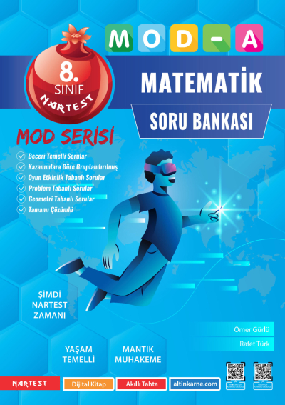 8. Sınıf Mod-a Matematik Soru Bankası Orta Nartest Yayınevi Panda Fotokopi & Baskı Merkezi