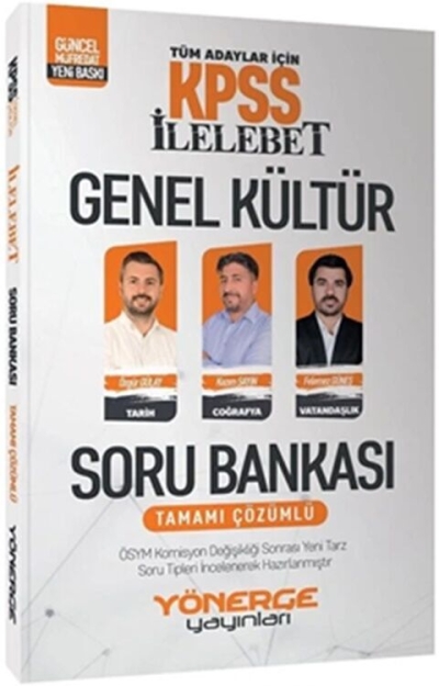 KPSS İlelebet Genel Kültür Soru Bankası Çözümlü Yönerge Yayınları (Tarih Coğrafya Vatandaşlık) Panda Fotokopi & Baskı Merkezi