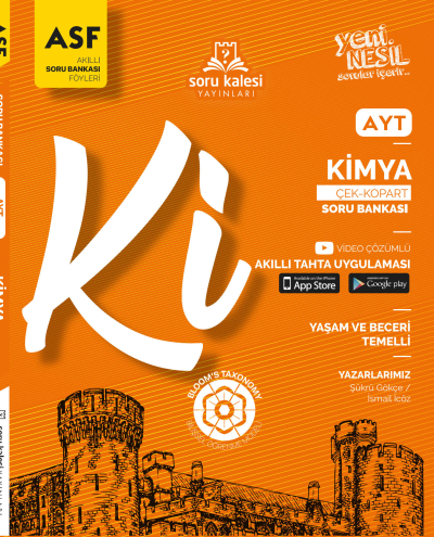 AYT Kimya Çek Kopart Akıllı Soru Bankası Föyü ASF Soru Kalesi Yayınları Panda Fotokopi & Baskı Merkezi