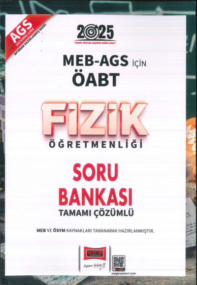 2025 MEB AGS ÖABT Fizik Öğretmenliği Soru Bankası Yargı Yayınları Panda Fotokopi & Baskı Merkezi
