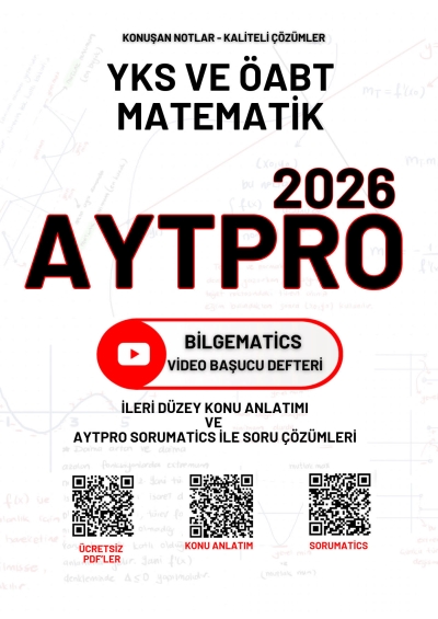 BilgeMatics Hüseyin Hoca AYTPRO 2026 (YKS ve ÖABT Matematik)