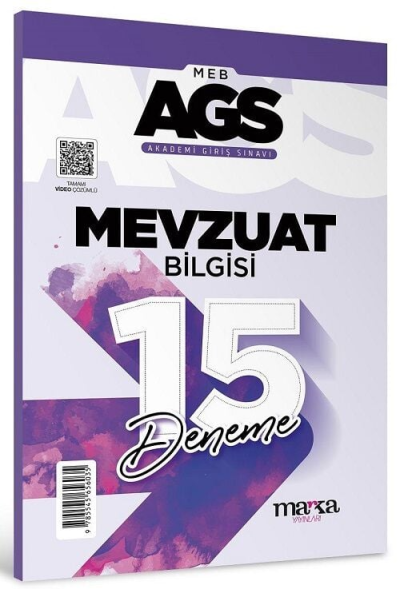 2025 MEB AGS Mevzuat Bilgisi 15 Deneme Tamamı Video Çözümlü Marka Yayınları Panda Fotokopi & Baskı Merkezi