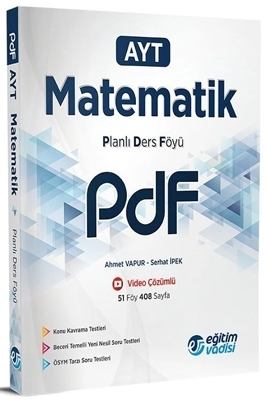 AYT Pdf Matematik Video Anlatım Destekli Eğitim Vadisi Yayınları