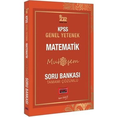 2022 KPSS Genel Yetenek Genel Kültür MUHTEŞEM MATEMATİK Soru Bankası  Panda Fotokopi & Baskı Merkezi