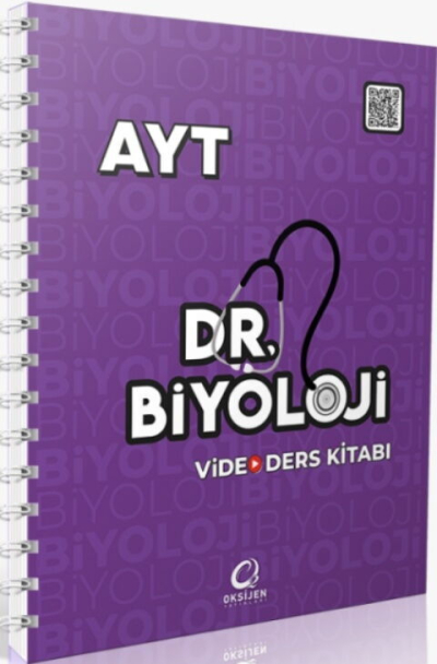 AYT DR. Biyoloji Video Ders Kitabı Oksijen Yayınları Panda Fotokopi & Baskı Merkezi