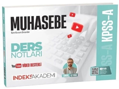 KPSS A Grubu Muhasebe Video Ders Notları Sinan Öztürk İndeks Akademi Yayıncılık Panda Fotokopi & Baskı Merkezi