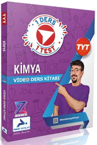 Meschemy Kimya Paraf Z Takımı TYT Kimya Video Ders Anlatım Kitabı Prf Paraf Yayınları