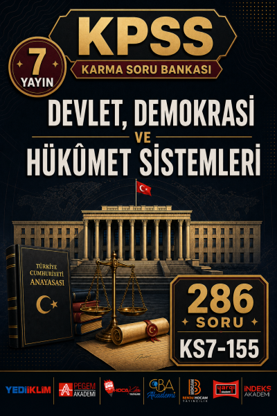 Devlet, Demokrasi ve Hükûmet Sistemleri 7 Yayın 286 Soru Panda Fotokopi & Baskı Merkezi
