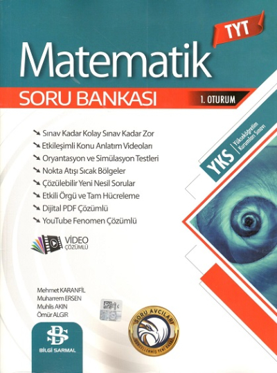 Bilgi Sarmal Yayınları TYT Matematik Soru Bankası Panda Fotokopi & Baskı Merkezi