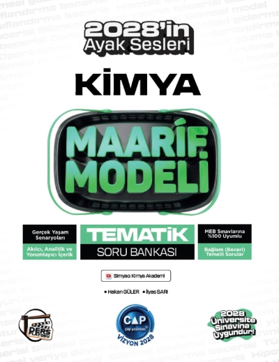 Üniversiteye Hazırlık Kimya Ders Platosu Maarif Modeli Tematik Soru Bankası Çap Yayınları Panda Fotokopi & Baskı Merkezi