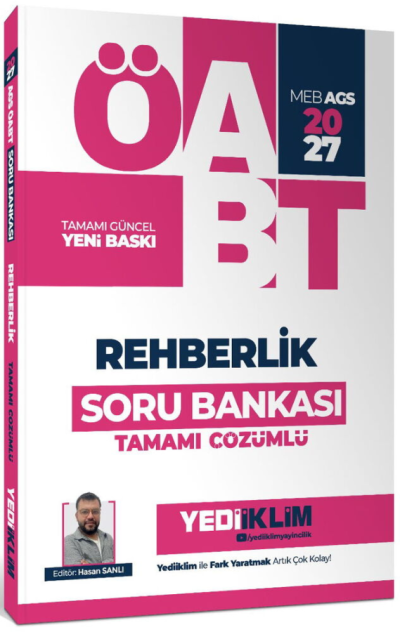 2027 ÖABT MEB-AGS Rehberlik Soru Bankası Çözümlü Yediiklim Yayınları Panda Fotokopi & Baskı Merkezi