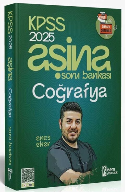 2025 KPSS Coğrafya Aşina Soru Bankası Çözümlü İsem Yayınları