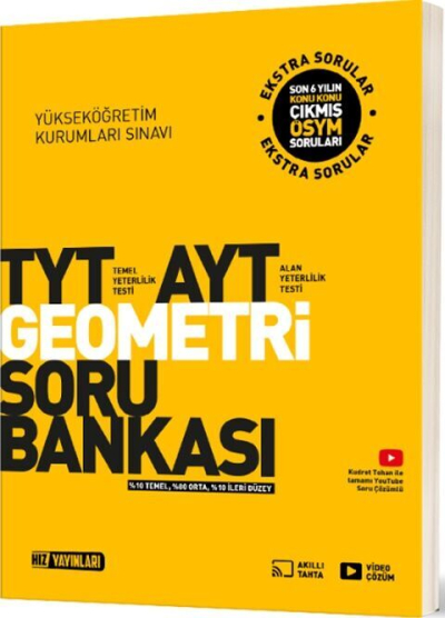 TYT AYT Geometri Soru Bankası Hız Yayınları Panda Fotokopi & Baskı Merkezi