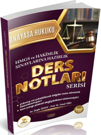 HUKAL HMGS HAKİMLİK Anayasa Hukuku Ders Notları Savaş Yayınları