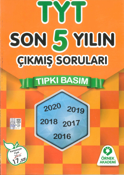 TYT Son 5 Yıl Çıkmış Soruları 2016-2020
