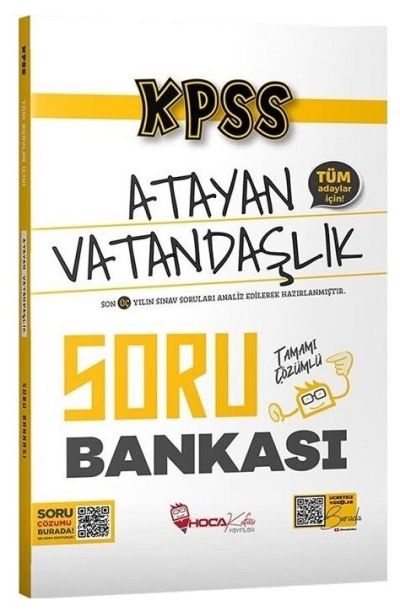 KPSS Vatandaşlık Atayan Soru Bankası Hoca Kafası Panda Fotokopi & Baskı Merkezi