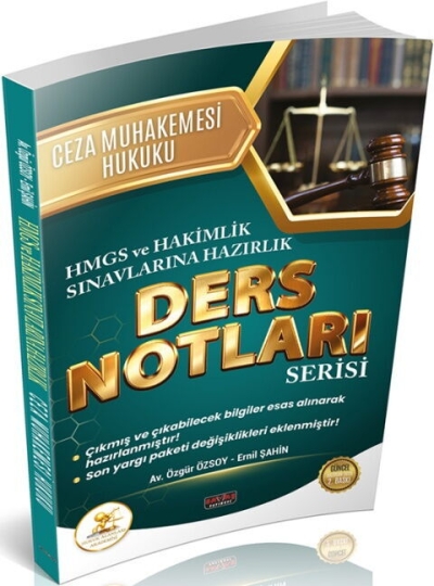 HUKAL HMGS HAKİMLİK Ceza Muhakemesi Hukuku Ders Notları Savaş Yayınları Panda Fotokopi & Baskı Merkezi