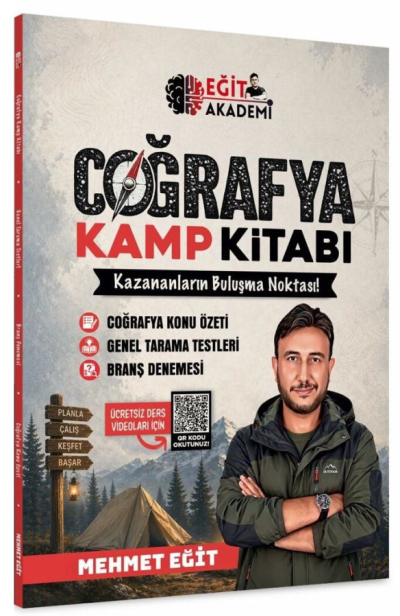 2026 MEB AGS KPSS Coğrafya Kamp Kitabı Eğit Akademi Panda Fotokopi & Baskı Merkezi