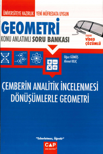GEOMETRİ ÇEMBERİN ANALİTİK İNCELENMESİ DÖNÜŞÜMLERLE GEOMETRİ KONU ANLATIMLI SORU BANKASI