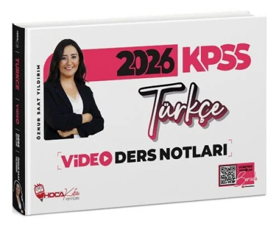 2026 KPSS Türkçe Video Ders Notları Öznur Saat Yıldırım Hoca Kafası Yayınları Panda Fotokopi & Baskı Merkezi