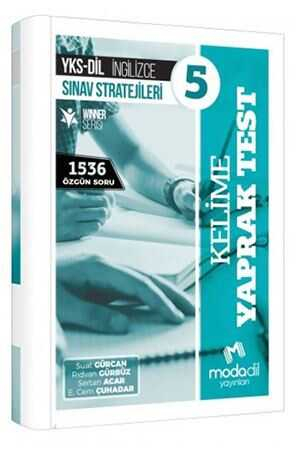 YKS DİL İngilizce Sınav Stratejileri 5 Kelime Yaprak Test Modadil Yayınları