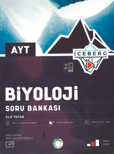 AYT ICEBERG Biyoloji Soru Bankası Orta Düzey Panda Fotokopi & Baskı Merkezi