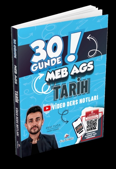 2026 MEB AGS 30 Günde Tarih Video Ders Notları Zeki Tuğa Dizgi Kitap Panda Fotokopi & Baskı Merkezi