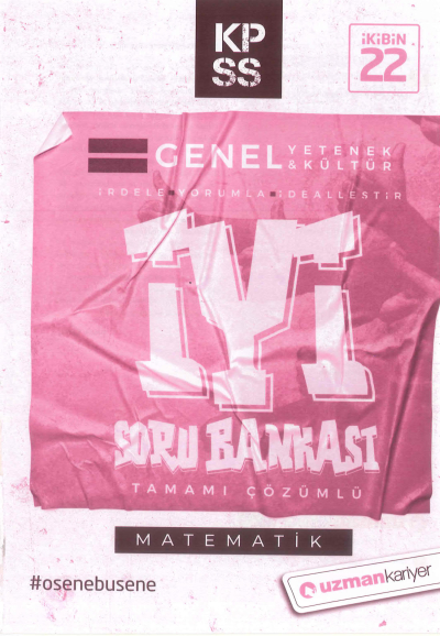 GY GK MATEMATİK İYİ ÇÖZÜMLÜ SORU BANKASI Panda Fotokopi & Baskı Merkezi