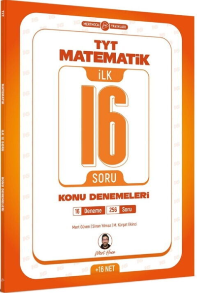 TYT Matematik İlk 16 Soru Konu Denemeleri Mert Hoca Yayınları Panda Fotokopi & Baskı Merkezi