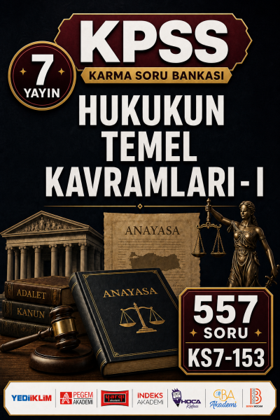 Hukukun Temel Kavramları - I 7 Yayın 557 Soru Panda Fotokopi & Baskı Merkezi