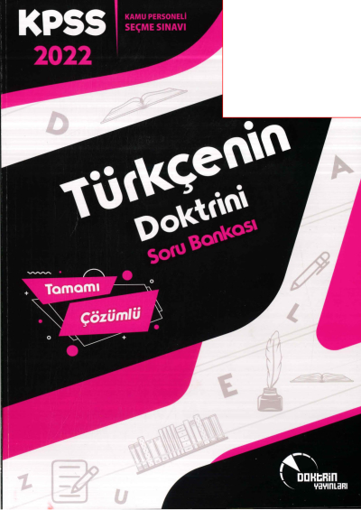TÜRKÇE nin DOKTRİNİ TAMAMI ÇÖZÜMLÜ SORU BANKASI Panda Fotokopi & Baskı Merkezi