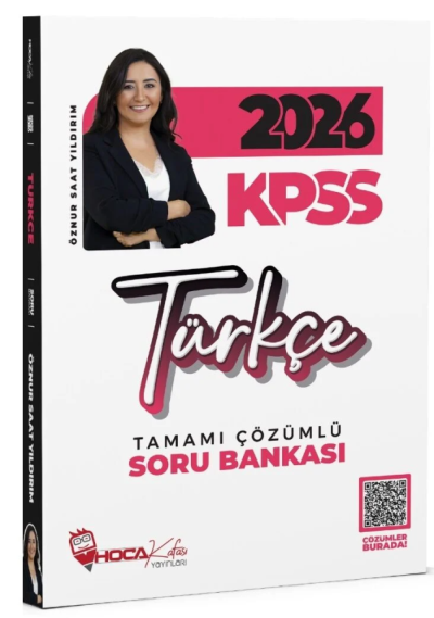 2026 KPSS Türkçe Soru Bankası Çözümlü - Öznur Saat Yıldırım Hoca Kafası Yayınları Panda Fotokopi & Baskı Merkezi