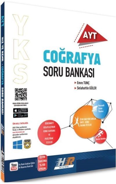 AYT Coğrafya Soru Bankası Hız ve Renk Panda Fotokopi & Baskı Merkezi