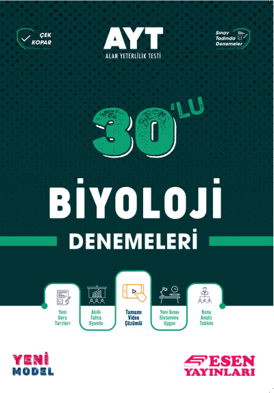 AYT 30'lu Biyoloji Denemeleri Panda Fotokopi & Baskı Merkezi