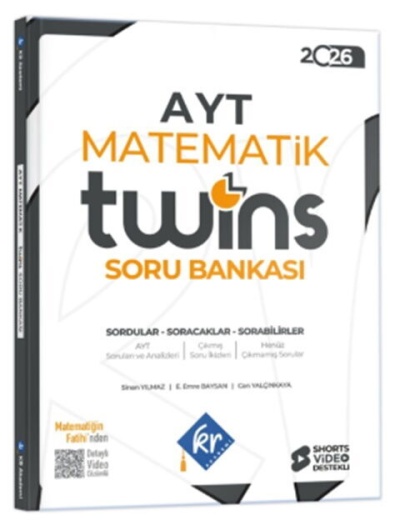 2026 AYT Twins Matematik Soru Bankası KR Akademi Panda Fotokopi & Baskı Merkezi