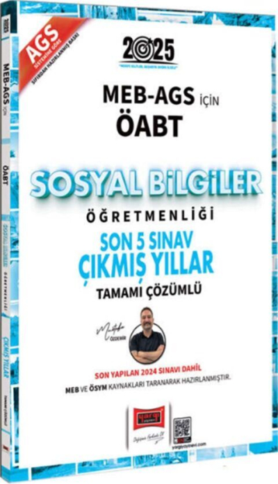 2025 MEB-AGS ÖABT Sosyal Bilgiler Öğretmenliği Son 5 Sınav Çıkmış Yıllar Yargı Yayınları