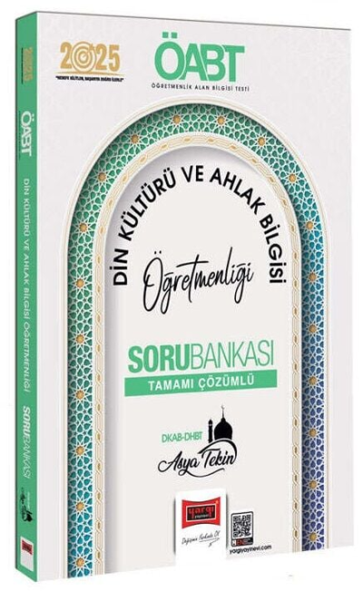2025 ÖABT Din Kültürü ve Ahlak Bilgisi Öğretmenliği Tamamı Çözümlü Soru Bankası (Asya Tekin) Yargı Yayınları Panda Fotokopi & Baskı Merkezi