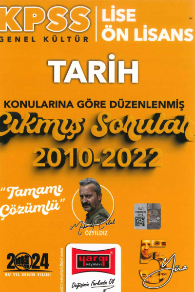 TARİH KONULARINA GÖRE DÜZENLENMİŞ 2010-2022 TAMAMI ÇÖZÜMLÜ ÇIKMIŞ SORULAR Panda Fotokopi & Baskı Merkezi