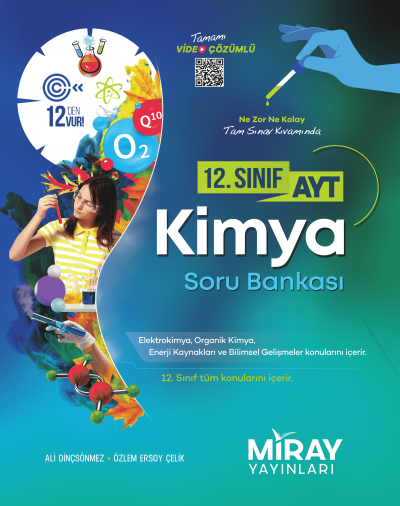 12. Sınıf AYT Kimya Soru Bankası Miray Yayınları