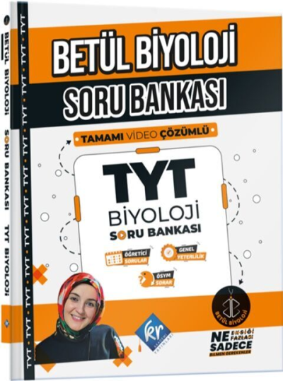 Betül Biyoloji TYT Biyoloji Soru Bankası KR Akademi Yayınları Panda Fotokopi & Baskı Merkezi