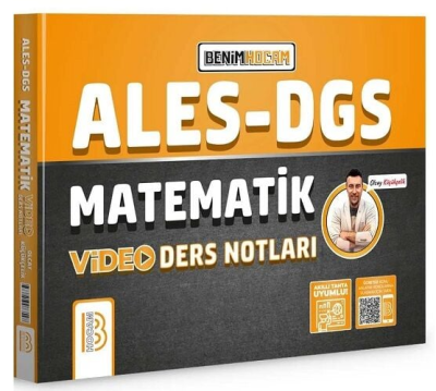 2025 ALES DGS Matematik Video Ders Notları Benim Hocam Yayınları Panda Fotokopi & Baskı Merkezi