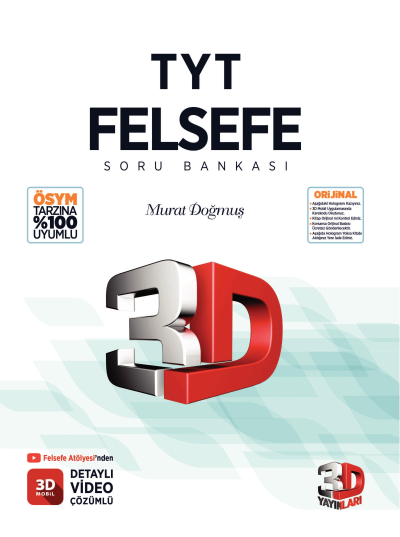 3D TYT Felsefe Soru Bankası