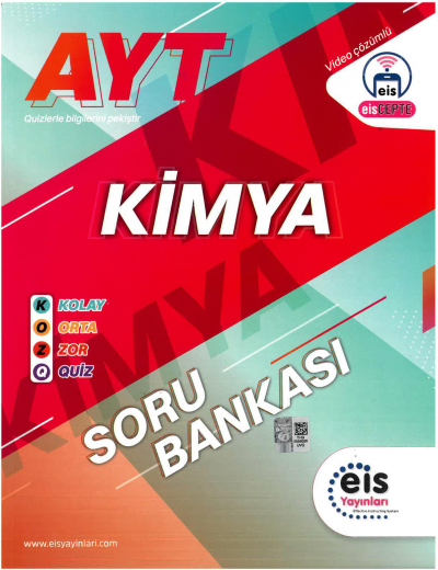Koz Serisi Ayt Kimya Soru Bankası Eis Yayınları