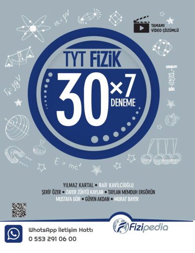 TYT Fizik 30 x 7 Deneme Fizipedia Yayınları Panda Fotokopi & Baskı Merkezi